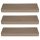 3 db macskakaparó tábla készlet 3 db 41x13x3cm, barna, 49837.03
