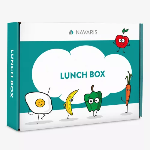 Bento Box ebédlődoboz változtatható rekesszel, 21 x 15 x 4,5 cm, 49877.01.38