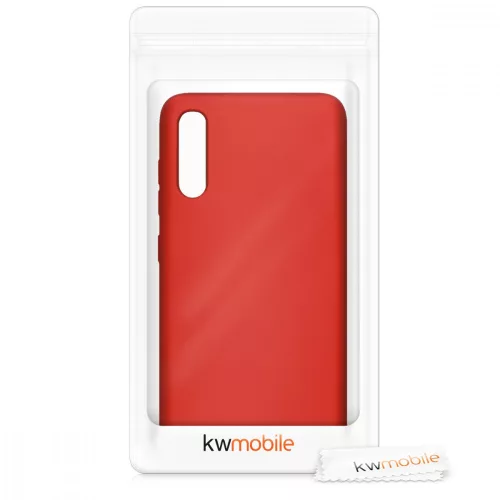 Samsung Galaxy A70 tok, szilikon, piros, 48430.36