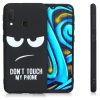 Samsung Galaxy A20e tok, szilikon, fekete, 49525.03