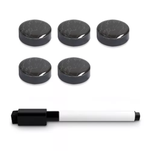 Tabla magnetica Navaris, harta lumii, 70x50 cm, whiteboard si magneti, multicolor, MDF/metal