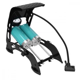   Lábszivattyú dupla hengerrel és Navaris nyomásmérővel, 101 PSI, 3 adapter, 50238.01