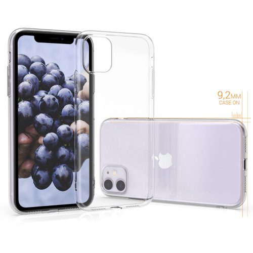 Apple iPhone 11 tok, szilikon, átlátszó, 50355.03