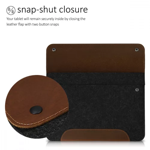 Apple iPad Pro 12,9" 2015 / Apple iPad Pro 12,9" 2017 tok, textil, szürke, 50428.01