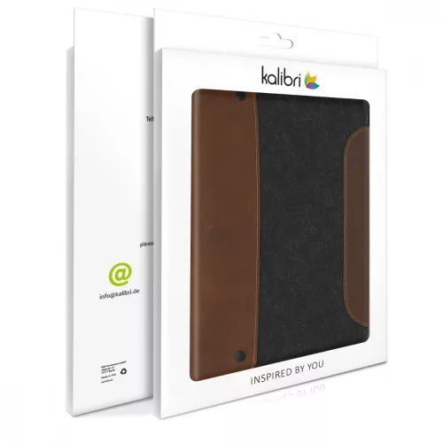 Apple iPad Mini 5 tok, textil, szürke, 50430.01