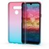 LG Q60 tok, szilikon, rózsaszín, 50500.01