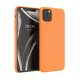 Tok Apple iPhone 11 Pro Max telefonhoz, szilikon, narancssárga, 49725.150