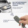 Ford autókulcs tok - 3 gombos - Keyless Go, kwmobile, nubuk bőr, szürke, 49597.03