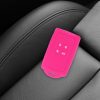 Renault / Dacia autókulcs burkolat - 4 gombos - Keyless Go, kwmobile, szilikon, rózsaszín, 48035.08