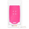 Renault / Dacia autókulcs burkolat - 4 gombos - Keyless Go, kwmobile, szilikon, rózsaszín, 48035.08
