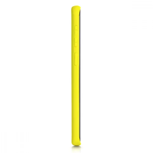 Samsung Galaxy S9 tok, szilikon, sárga, 44089.165