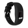 Garmin Vivofit 4, kwmobile, szilikon, fekete, 50976.04 szíj 2 db-os készlet