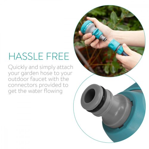 4 db Navaris tömlőcsatlakozó készlet, fúvóka, csaptelep, tömlőcsatlakozó, 51021.01