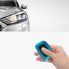 Hyundai / Kia autókulcs burkolat - 3 gombos - Keyless Go, szilikon, kék, 51052.98