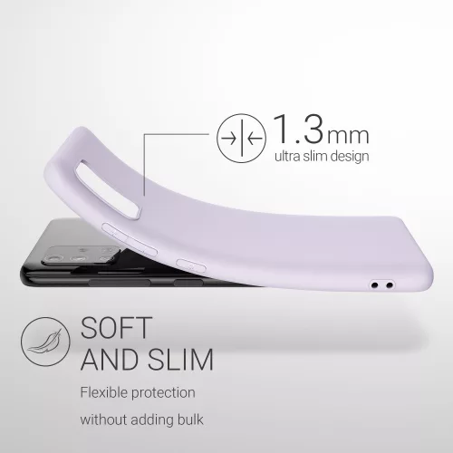 Samsung Galaxy A51 tok, szilikon, lila, 51196.108