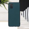 Samsung Galaxy A71 tok, szilikon, zöld, 51213.14