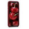 Huzat Apple iPhone XR-hez, természetes bőr, piros, 45955.09