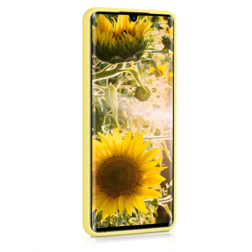 Xiaomi Mi Note 10 / Mi Note 10 Pro tok, szilikon, sárga, 50948.49