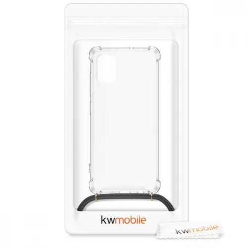 Samsung Galaxy A71 tok, szilikon, fekete, 51427.01