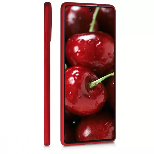 Samsung Galaxy S10 Lite tok, szilikon, piros, 51411.36