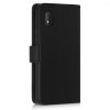 Alcatel 1B (2020) tok, Eco-bőr, fekete, 51475.01