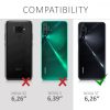 Huawei Nova 5T tok, szilikon, fekete, 51520.01