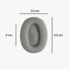 db fülpárna készlet Sony MDR-1000X/WH-1000XM2 fejhallgatóhoz, Kwmobile, szürke, ökológiai bőr, 46415.22