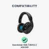 db-os fülpárna készlet Sennheiser HD8/HD8 DJ/HD6 MIX fejhallgatóhoz, Kwmobile, fekete, ökológiai bőr, 51571.01