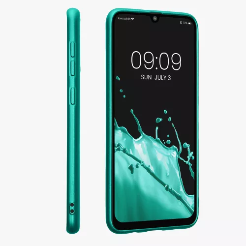 Samsung Galaxy A50 tok, szilikon, zöld, 48056.128