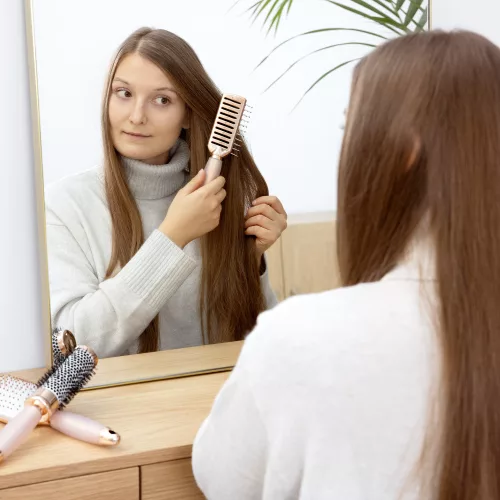 Körkefe készlet, csontváz ecset, paletta ecset, rózsaszín, 51639.02