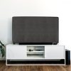 Porvédő 32 hüvelykes TV, Kwmobile, szürke, textil, 51699.19