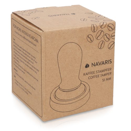 Kávé tamper dió nyéllel, 51 mm, 51802.01.29