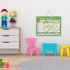 Gyermek feladat/jutalomtábla, 250 mágnes, 40 x 32 cm, spanyol nyelv, 48146.08