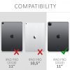 2 matt védőfólia készlet Apple iPad Air 5 (2022) táblagéphez, Kwmobile, átlátszó, műanyag, 51998.2