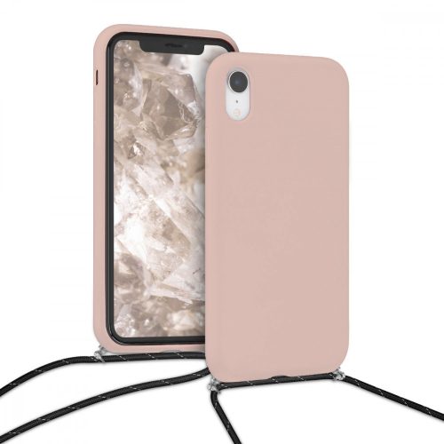 Apple iPhone XR tok, szilikon, rózsaszín, 50418.10
