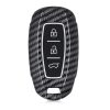 Autókulcs fedél Hyundaihoz - 3 gombos - Keyless Go, műanyag, fekete, 52228.01