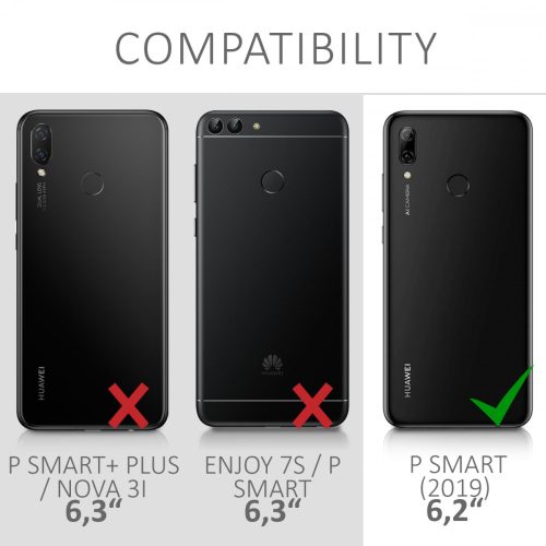 Huawei P Smart tok (2019), szilikon, zöld, 47824.171
