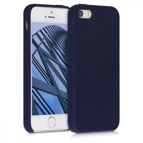 Apple iPhone 5 / iPhone 5s / iPhone SE tok, szilikon, kék, 42766.182