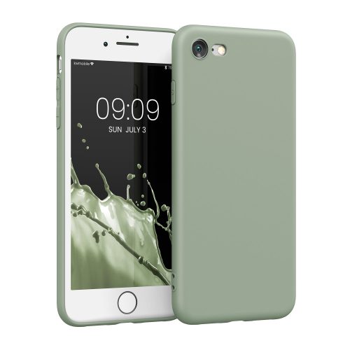 Apple iPhone 8 / iPhone 7 / iPhone SE 2 tok, szilikon, zöld, 39458.172