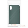 Apple iPhone X / iPhone XS tok, szilikon, zöld, 42495.171