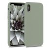 Apple iPhone X / iPhone XS tok, szilikon, zöld, 42495.172