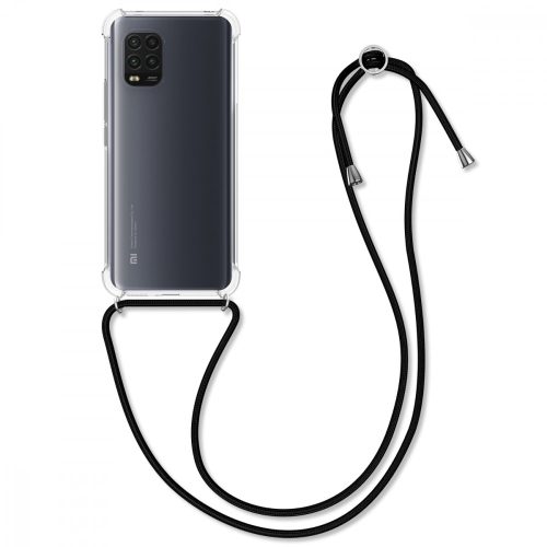Xiaomi Mi 10 Lite 5G burkolat, szilikon, fekete, 52492.01