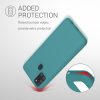 Samsung Galaxy A21s tok, szilikon, zöld, 52494.57