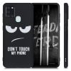 Samsung Galaxy A21s tok, szilikon, fekete, 52499.01