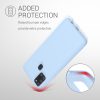 Samsung Galaxy A21s tok, szilikon, kék, 52494.58