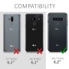 LG G8s ThinQ tok, szilikon, zöld, 48068.171