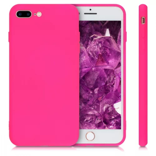 Apple iPhone 8 Plus / iPhone 7 Plus tok, szilikon, rózsaszín, 49981.77