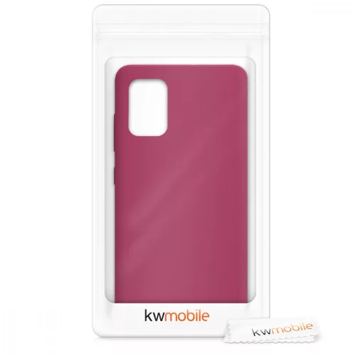Huzat Samsung Galaxy A71, szilikon, lila, 51209.175