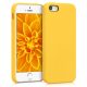 Apple iPhone 5 / iPhone 5s / iPhone SE tok, szilikon, sárga, 42766.165
