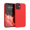 Tok Apple iPhone 12 Minihez, szilikon, piros, 52640.09